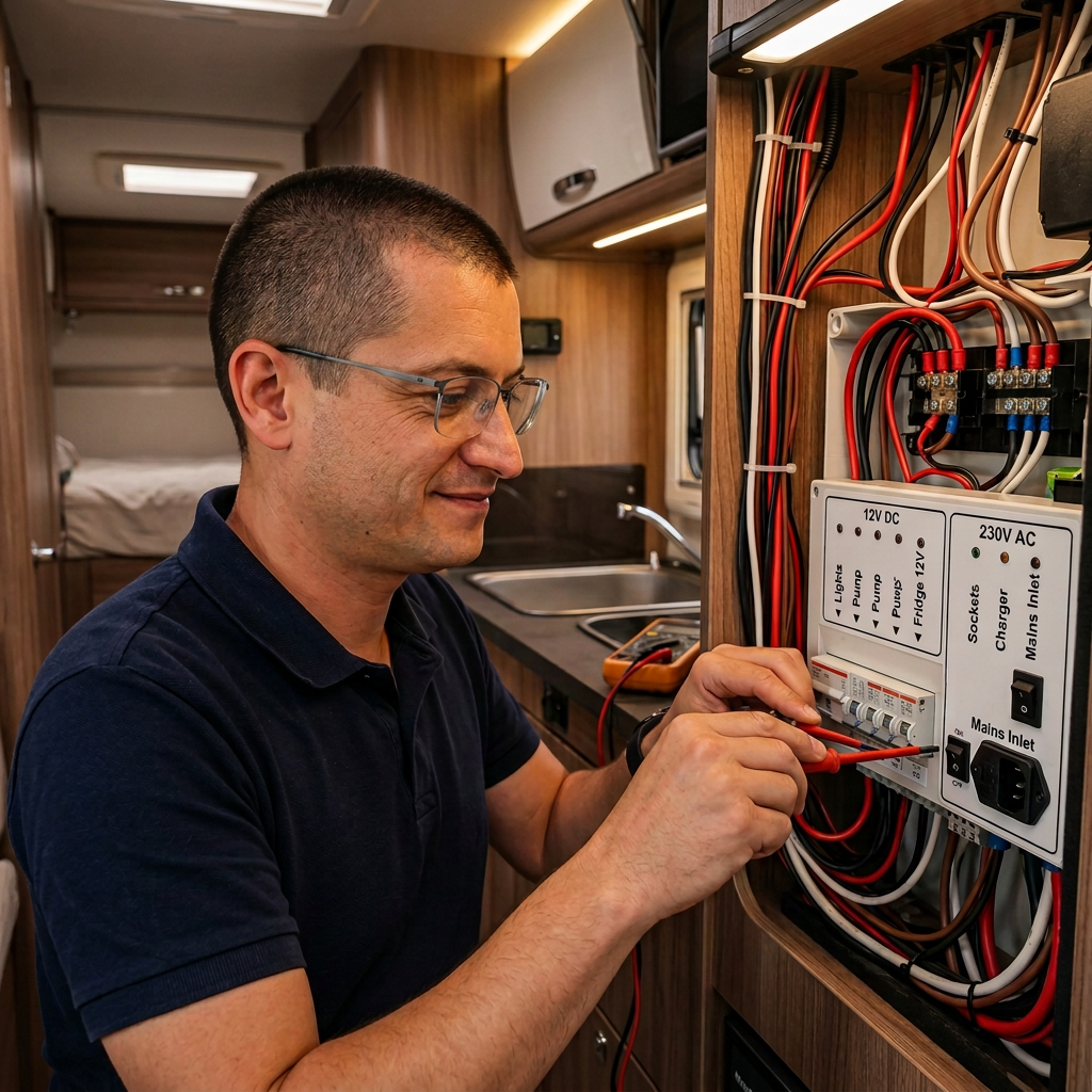 Autocaravana — Check-up e 12V
